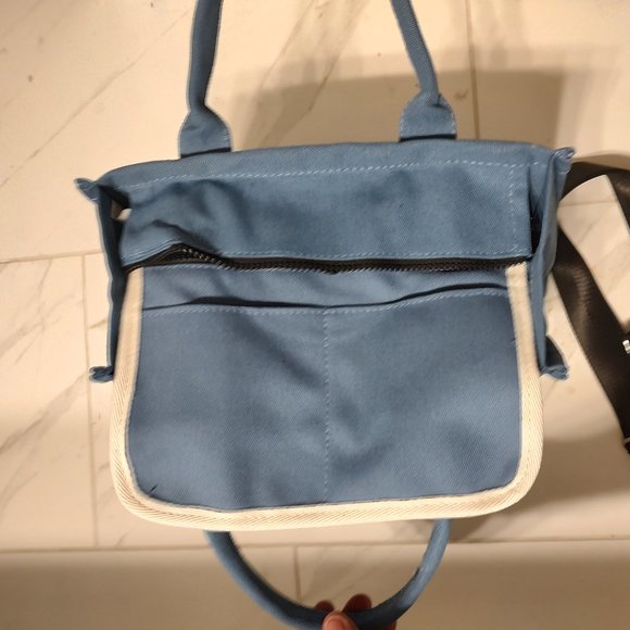 The Tote Bag for Women, Canvas w/Shoulder Sling - Blue - 12¼ x 9 x 5 - BRAND NEW - Picture 6 of 7